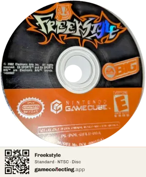 Freekstyle Nintendo GameCube, NTSC disc