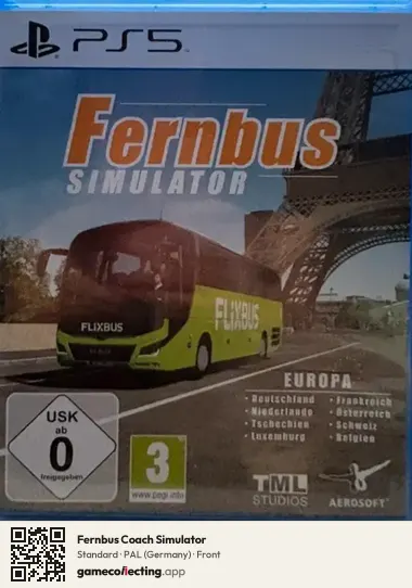 Fernbus Coach Simulator PlayStation 5, Germany box front
