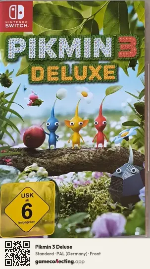 Pikmin 3 Deluxe Nintendo Switch, Germany box front