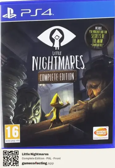 Little Nightmares PlayStation 4, PAL box front