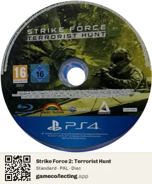 Strike Force 2: Terrorist Hunt PlayStation 4, PAL disc