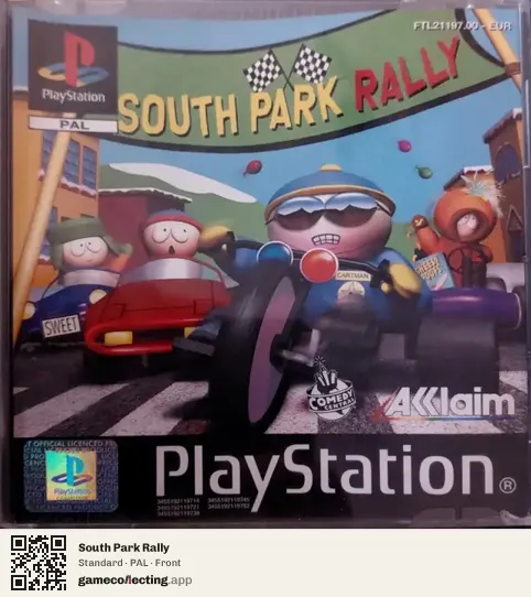 South Park Rally PlayStation, PAL box front