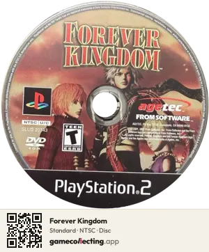 Forever Kingdom PlayStation 2, NTSC disc