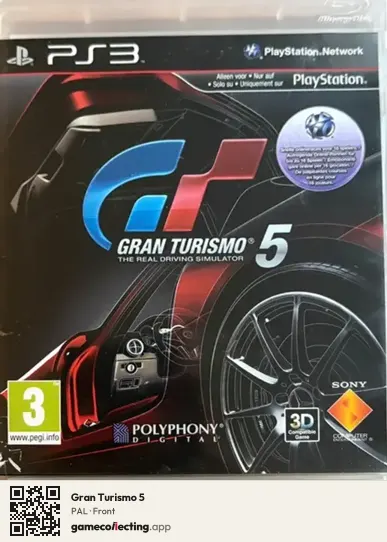 Gran Turismo 5 PlayStation 3, PAL box front