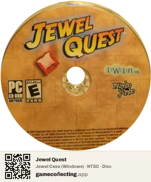 Jewel Quest Computer, NTSC disc