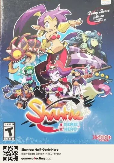 Shantae: Half-Genie Hero Nintendo Wii U, NTSC box front