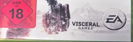Dead Space 3, the USK square on its front