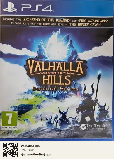 Valhalla Hills PlayStation 4, PAL box front