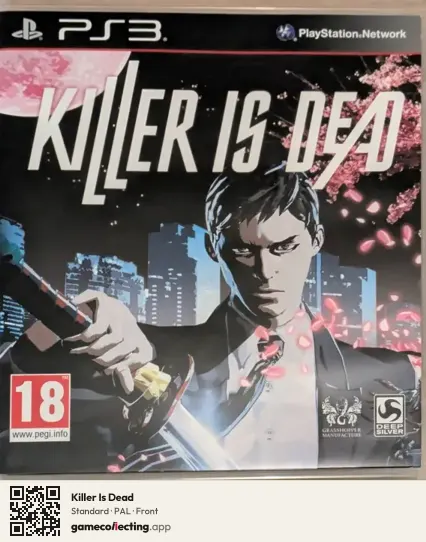 Killer Is Dead PlayStation 3, PAL box front