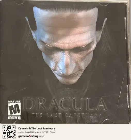 Dracula 2: The Last Sanctuary Computer, NTSC box front