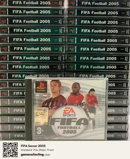 FIFA Soccer 2005 PlayStation, Italy box front