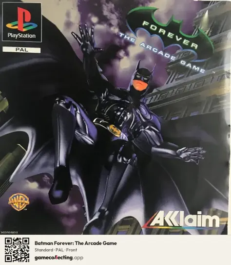 Batman Forever: The Arcade Game PlayStation, PAL box front