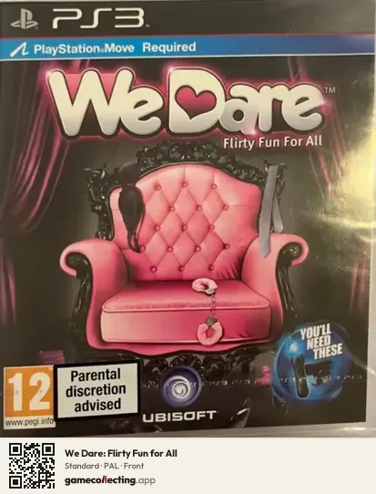 We Dare: Flirty Fun for All PlayStation 3, PAL box front