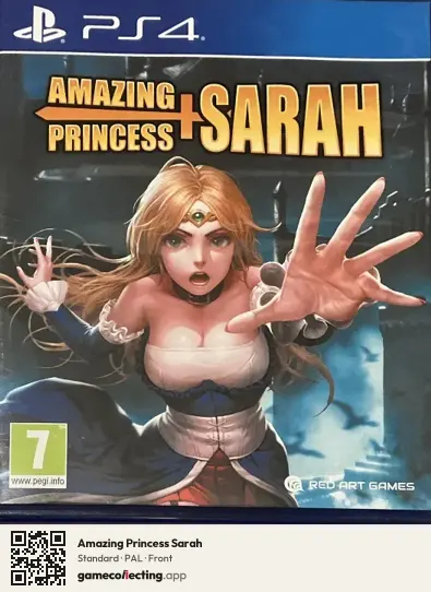 Amazing Princess Sarah PlayStation 4, PAL box front