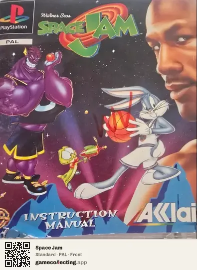 Space Jam PlayStation, PAL box front