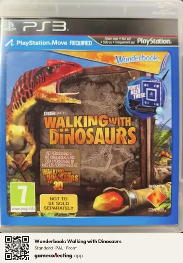 Wonderbook: Walking with Dinosaurs PlayStation 3, PAL box front