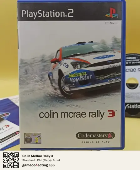 Colin McRae Rally 3 PlayStation 2, Italy box front