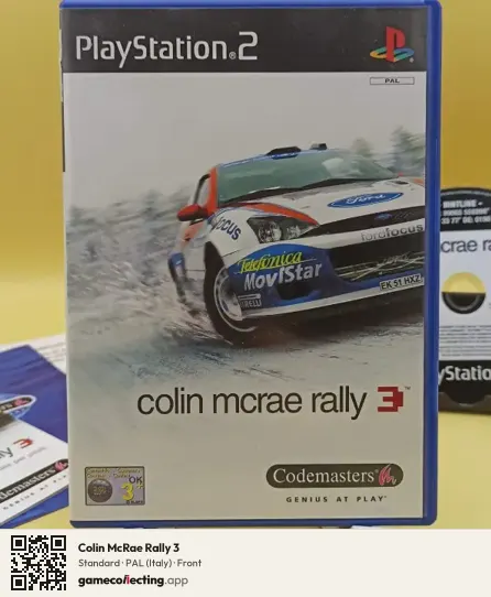 Colin McRae Rally 3 PlayStation 2, Italy box front