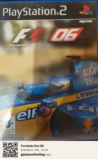 Formula One 06 PlayStation 2, PAL box front
