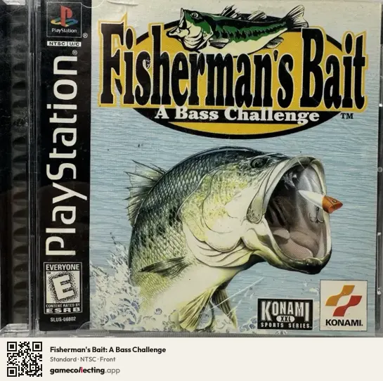 Fisherman's Bait: A Bass Challenge PlayStation, NTSC box front