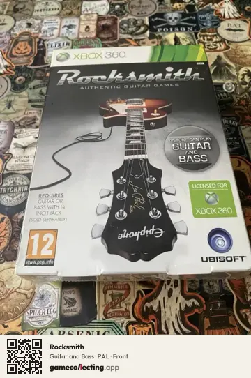 Rocksmith Xbox 360, PAL box front