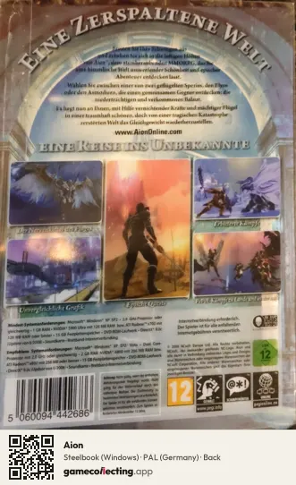 Aion Computer, Germany box back
