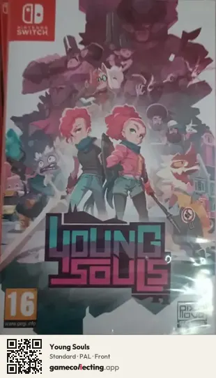 Young Souls Nintendo Switch, PAL box front