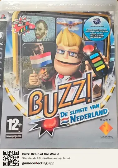 Buzz! Brain of the World PlayStation 3, Netherlands box front