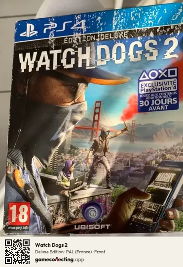 Watch Dogs 2 PlayStation 4, France box front