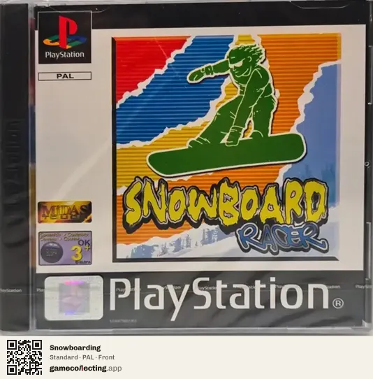 Snowboarding PlayStation, PAL box front