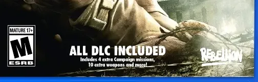 Sniper Elite V2 Remastered, the ESRB box on its front