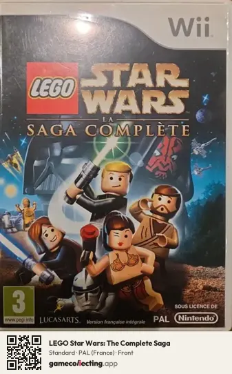 LEGO Star Wars: The Complete Saga Nintendo Wii, France box front