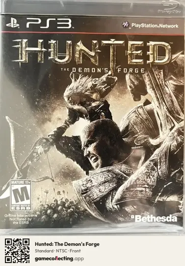Hunted: The Demon's Forge PlayStation 3, NTSC box front