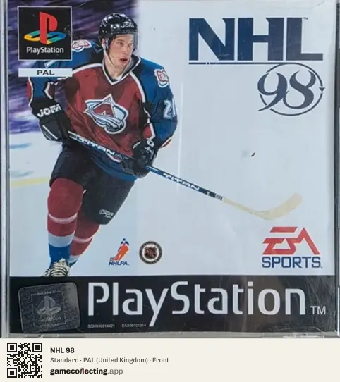 NHL 98 PlayStation, United Kingdom box front