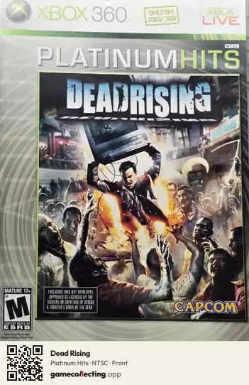 Dead Rising Xbox 360, NTSC box front