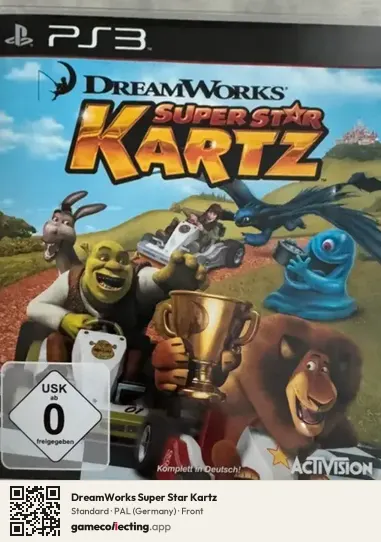 DreamWorks Super Star Kartz PlayStation 3, Germany box front