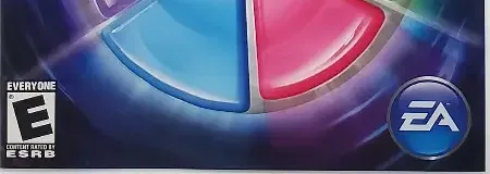 Trivial Pursuit, the ESRB box on its front