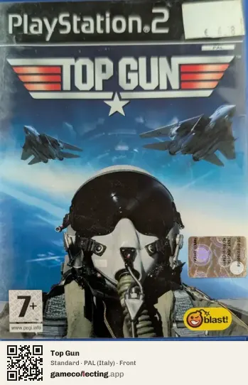 Top Gun PlayStation 2, Italy box front