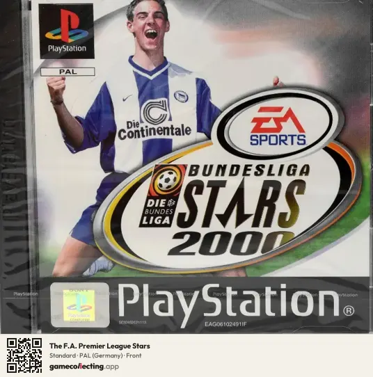 The F.A. Premier League Stars PlayStation, Germany box front