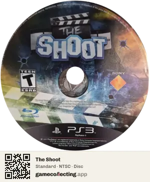 The Shoot PlayStation 3, NTSC disc