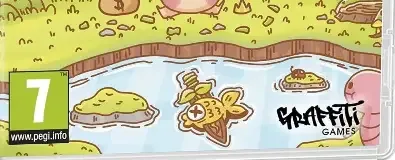 Turnip Boy Commits Tax Evasion, the PEGI square on its front