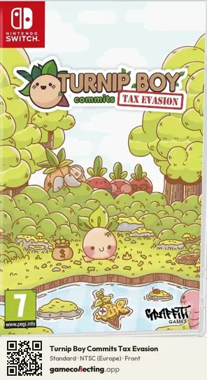 Turnip Boy Commits Tax Evasion Nintendo Switch, Europe box front
