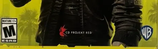 Cyberpunk 2077, the ESRB box on its front