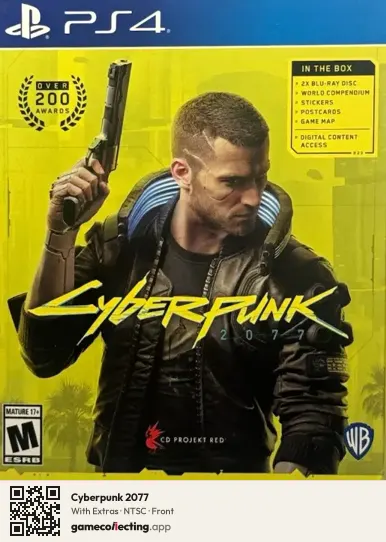 Cyberpunk 2077 PlayStation 4, NTSC box front