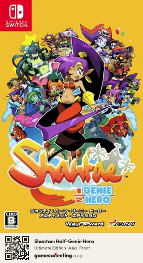 Shantae: Half-Genie Hero Nintendo Switch, Asia box front
