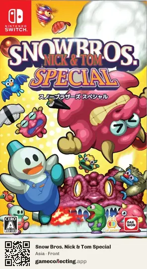 Snow Bros. Nick & Tom Special Nintendo Switch, Asia box front