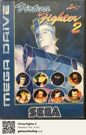 Virtua Fighter 2 Sega Mega Drive / Genesis, PAL box front