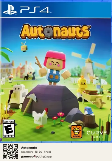 Autonauts PlayStation 4, NTSC box front