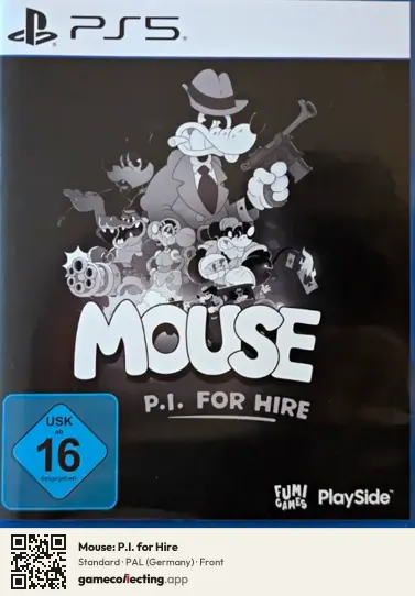 Mouse: P.I. for Hire PlayStation 5, Germany box front