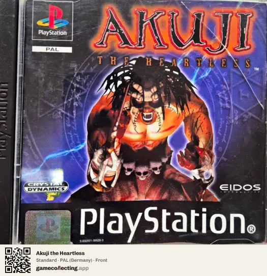 Akuji the Heartless PlayStation, Germany box front